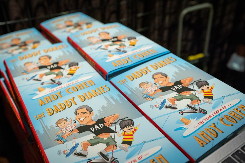 A table with books of Daddy Diaries.jpg