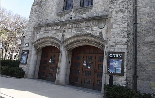 Northwestern Cahn Auditorium Exterior Entrance