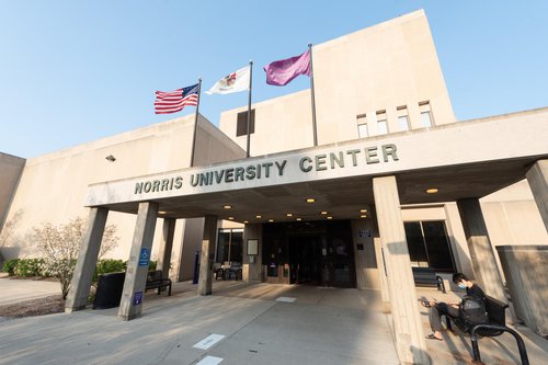 Northwestern Norris University Center Exterior Main Entrance