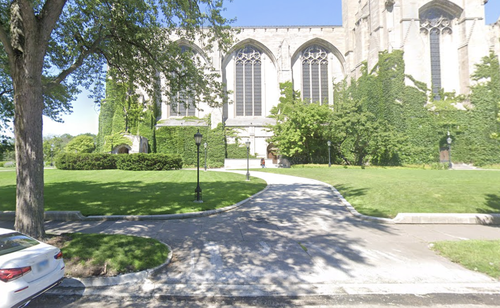 UC Rockefeller Memorial Chapel East Accessible Entrance Circle Drive