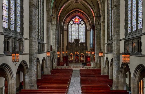 University of Chicago Rockefeller Memorial Chapel Interior Seating