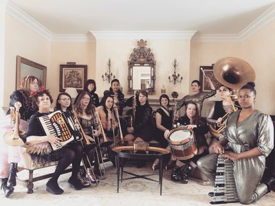 A group of people with instruments